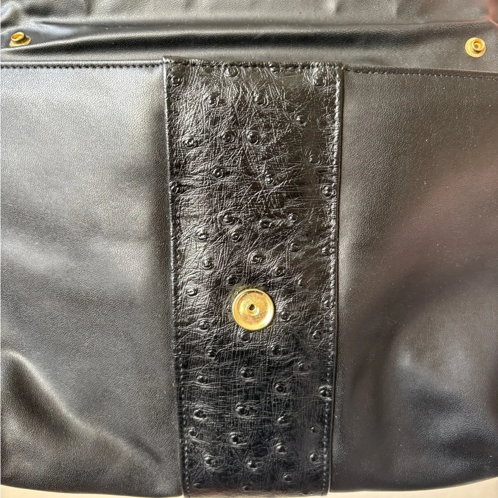 Maxi black clutch, vintage